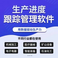 MES生产管理系统定制机械加工厂车间工序排产进度看板报工软件